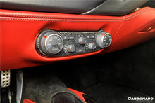 Load image into Gallery viewer, 2015-2020 Ferrari 488 GTB Spider Dry Carbon Fiber AC Control Panel Cover