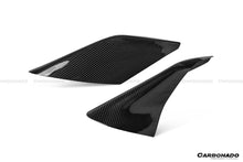 Load image into Gallery viewer, 2019-2024 Ferrari F8 OEM Style Dry Carbon Fiber Side Air Intake Fins Flaps Wings