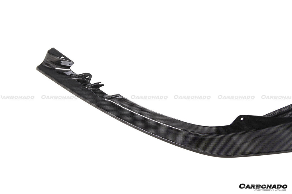 2019-2024 Ferrari F8 Msy Style Dry Carbon Fiber Front Lip Splitter