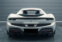Load image into Gallery viewer, 2022-UP Ferrari 296 GTB OE Style Carbon Fiber Rear Bumper With Diffuser - Carbonado