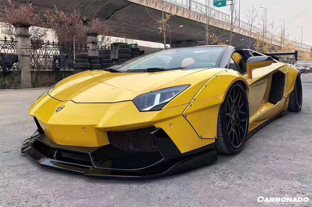 2011-2016 Lamborghini Aventador LP700 Coupe/Roadster DE Style Front Wide Fender Flares - Carbonado Aero