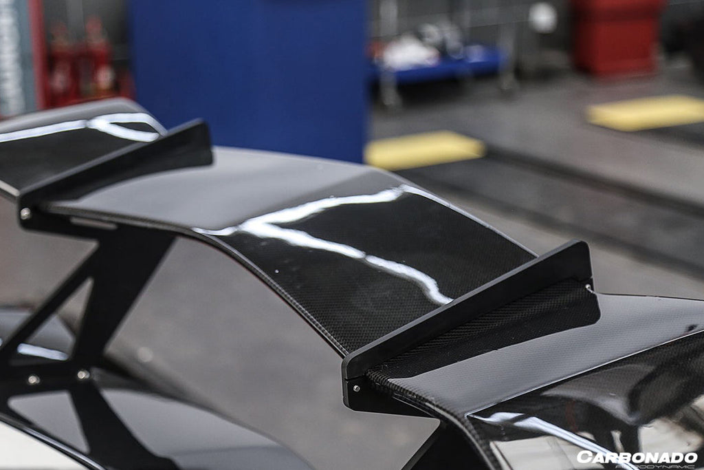 2011-2021 Lamborghini Aventador LP700 LP740 Coupe/Roadster RZS Style Carbon Fiber Trunk Spoiler - Carbonado Aero