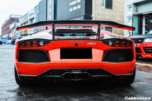 Load image into Gallery viewer, 2011-2021 Lamborghini Aventador LP700 LP740 Coupe/Roadster DC Style Carbon Fiber Trunk Spoiler - Carbonado Aero