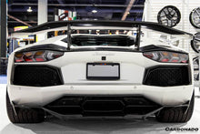 Load image into Gallery viewer, 2011-2016 Lamborghini Aventador LP700 DM Style Carbon Fiber Rear Lip - Carbonado Aero