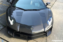 Load image into Gallery viewer, 2011-2021 Lamborghini Aventador LP700 LP740 Coupe &amp; Roadster OEM Style Carbon Fiber Front Hood Vent - Carbonado