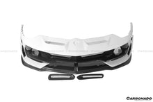 Load image into Gallery viewer, 2011-2021 Lamborghini Aventador LP700 LP740 LP750 Coupe/Roadster SVJ Style Part Dry Carbon Fiber Front Bumper - Carbonado Aero