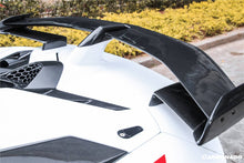Load image into Gallery viewer, 2011-2021 Lamborghini Aventador LP700 LP740 LP750 Coupe/Roadster SVJ Style Part DRY Carbon Fiber Engine Hood And Wing - Carbonado Aero