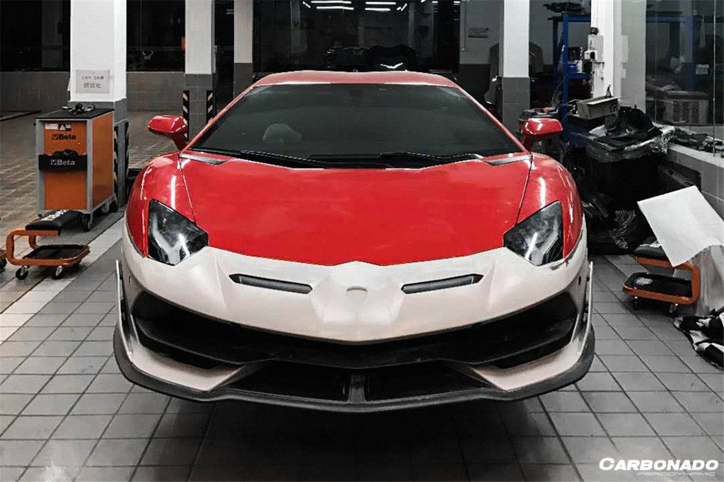2011-2021 Lamborghini Aventador LP700 LP740 LP750 Coupe/Roadster SVJ Style Part DRY Carbon Fiber Aero Full Kit - Carbonado Aero