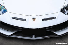 Load image into Gallery viewer, 2011-2021 Lamborghini Aventador LP700 LP740 LP750 Coupe/Roadster SVJ Style Part Dry Carbon Fiber Front Bumper - Carbonado Aero