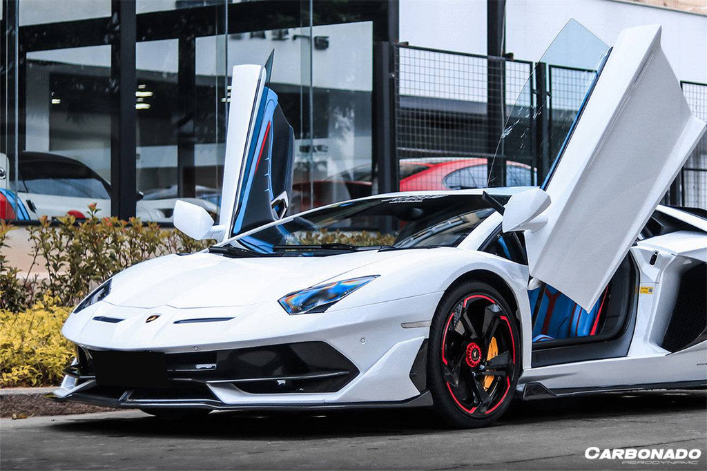 2011-2021 Lamborghini Aventador LP700 LP740 LP750 Coupe Roadster SVJ Style Part Dry Carbon Fiber Side Skirts - Carbonado