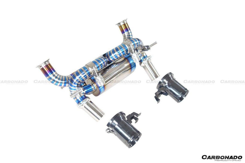 2011-2021 Lamborghini Aventador LP700 LP740 LP750 Coupe/Roadster SVJ Style Exhaust System - Carbonado Aero