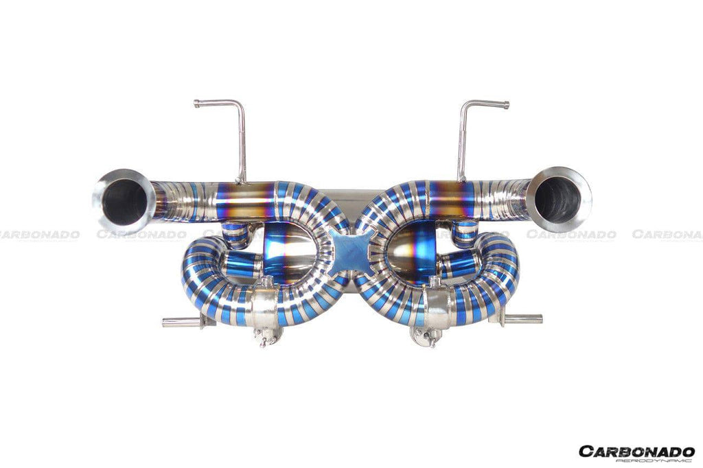 2011-2021 Lamborghini Aventador LP700 LP740 LP750 Coupe/Roadster SVJ Style Exhaust System - Carbonado Aero