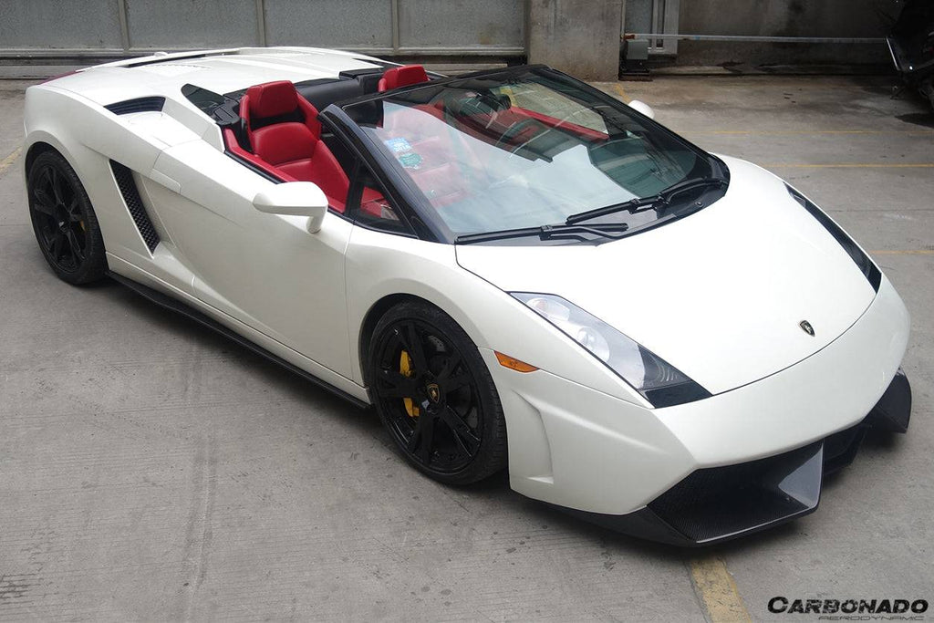 2004-2014 Lamborghini Gallardo LP570 Style Side Skirts - Carbonado Aero