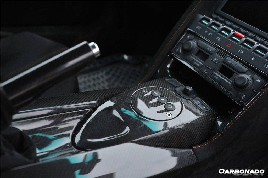 2004-2014 Lamborghini Gallardo LP540/LP550/LP560/LP570 OEM Style Carbon Fiber AC Frame Cover - Carbonado Aero