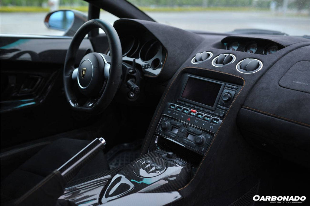 2004-2014 Lamborghini Gallardo LP540/LP550/LP560/LP570 OEM Style Carbon Fiber AC Frame Cover - Carbonado
