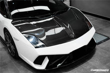Load image into Gallery viewer, 2009-2014 Lamborghini Gallardo IRON Style Hood - Carbonado