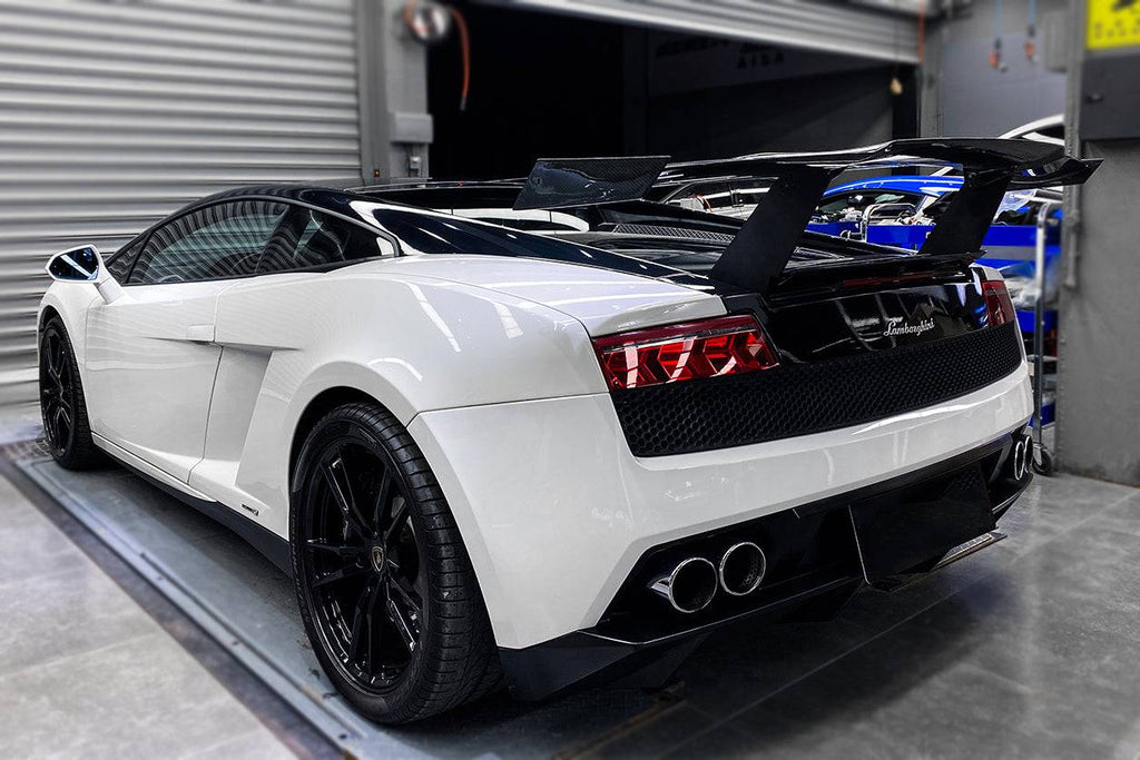 2004-2014 Lamborghini Gallardo STO Style Carbon Fiber Trunk Spoiler - Carbonado