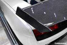 Load image into Gallery viewer, 2004-2014 Lamborghini Gallardo STO Style Carbon Fiber Trunk Spoiler - Carbonado