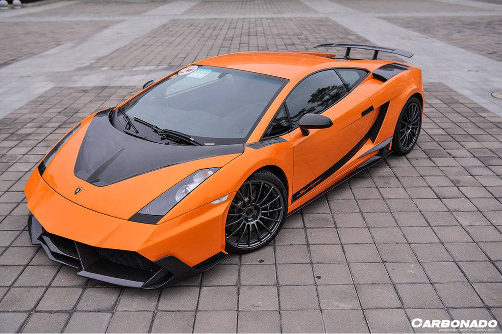 2004-2008 Lamborghini Gallardo VF Style Carbon Fiber Hood - Carbonado