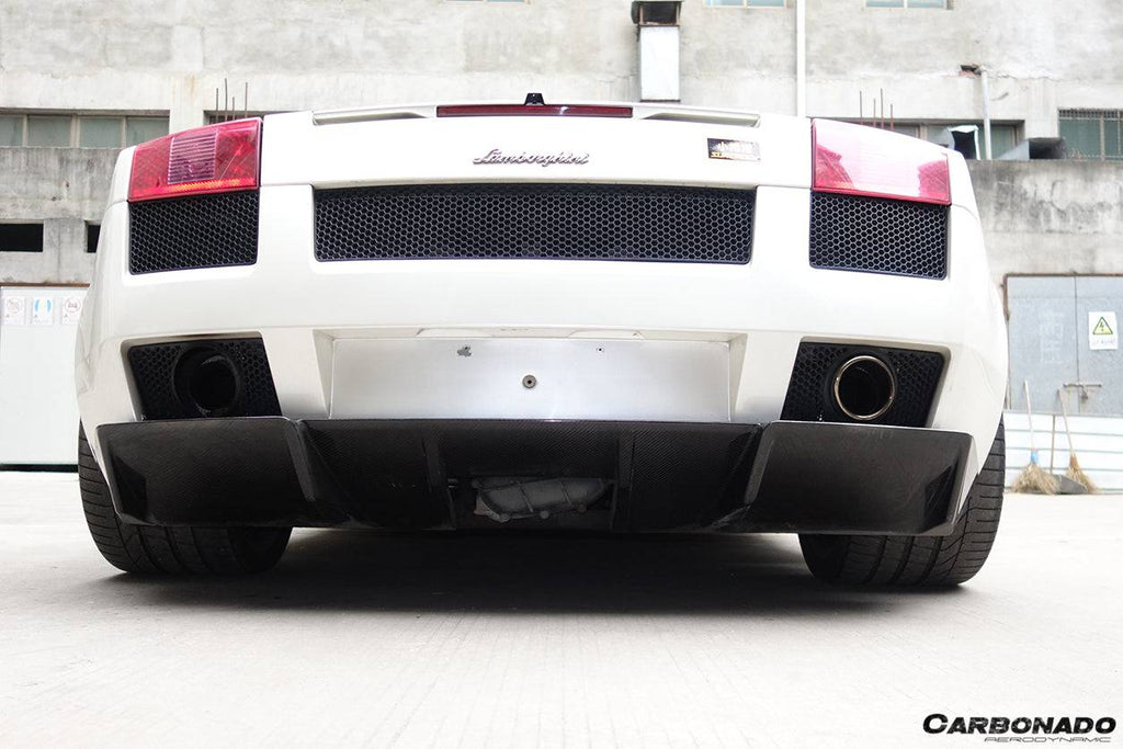 2004-2008 Lamborghini Gallardo OEM Style Carbon Fiber Rear Diffuser - Carbonado Aero