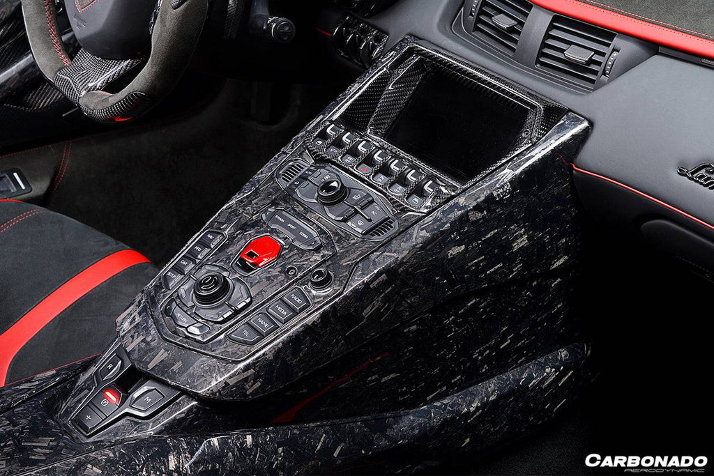 2011-2016 Lamborghini Aventador LP700 Coupe/Roadster OEM Style Carbon Fiber Screen Surround Panel - Carbonado Aero