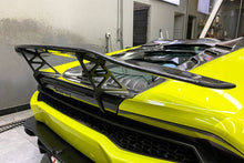 Load image into Gallery viewer, 2015-2025 Lamborghini Huracan LP610 &amp; LP580 &amp; Evo &amp; Tecnica DC Style Carbon Fiber Trunk Spoiler Wing with Base - Carbonado