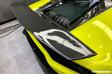 Load image into Gallery viewer, 2015-2020 Lamborghini Huracan LP610 LP580 DC Style Carbon Fiber Trunk Spoiler Wing w/ Base - Carbonado Aero