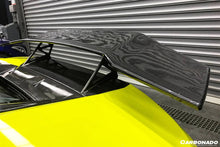 Load image into Gallery viewer, 2015-2025 Lamborghini Huracan LP610 &amp; LP580 &amp; Evo &amp; Tecnica DC Style Carbon Fiber Trunk Spoiler Wing with Base - Carbonado