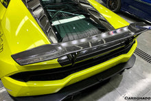 Load image into Gallery viewer, 2015-2020 Lamborghini Huracan LP610 LP580 DC Style Carbon Fiber Trunk Spoiler Wing w/ Base - Carbonado Aero