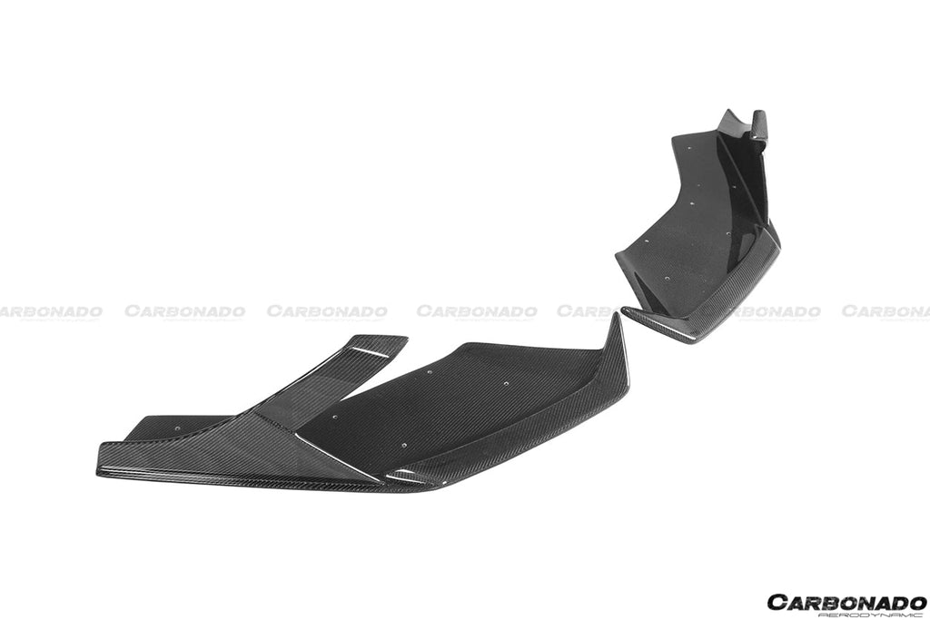 2015-2020 Lamborghini Huracan LP610 MD Style Carbon Fiber Front Lip - Carbonado Aero