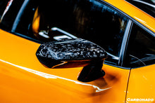 Load image into Gallery viewer, 2015-2023 Lamborghini Huracan LP610/LP580/EVO/STO/PERFORMANTE Autoclave Carbon Fiber Mirror Housing Repalcement - Carbonado Aero