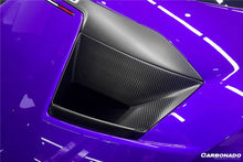 Load image into Gallery viewer, 2021-2024 Lamborghini Huracan STO Dry Carbon Fiber Hood Vents - Carbonado Aero