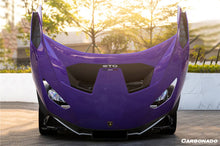 Load image into Gallery viewer, 2021-2024 Lamborghini Huracan STO Dry Carbon Fiber Hood Vents - Carbonado