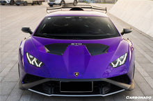 Load image into Gallery viewer, 2021-2024 Lamborghini Huracan STO Dry Carbon Fiber Down Front Lip - Carbonado