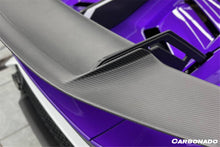 Load image into Gallery viewer, 2021-2024 Lamborghini Huracan STO Dry Carbon Fiber Trunk Spoiler Wing - Carbonado Aero