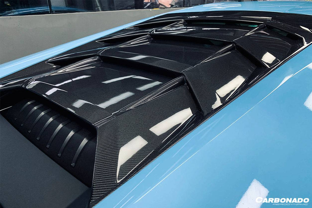 2015-2021 Lamborghini Huracan LP610/LP580 OEM Style Carbon Fiber Engine Trunk - Carbonado Aero