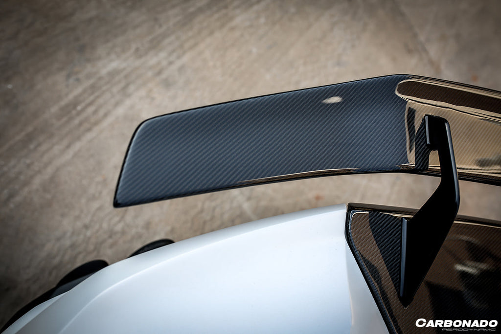 2015-2020 Lamborghini Huracan LP610 LP580 VRS-II Style Carbon Fiber Trunk Spoiler - Carbonado Aero
