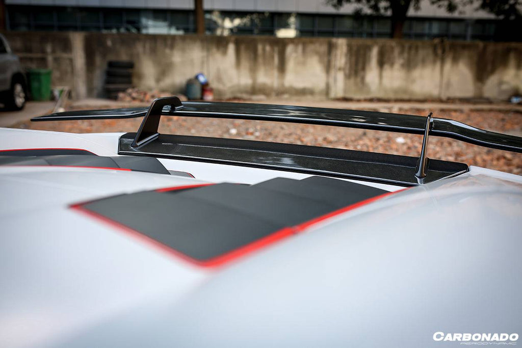 2015-2020 Lamborghini Huracan LP610 LP580 VRS-II Style Carbon Fiber Trunk Spoiler - Carbonado Aero