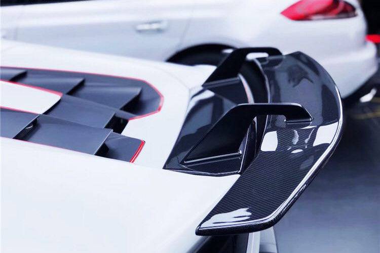 2015-2020 Lamborghini Huracan LP610 LP580 VRS-II Style Carbon Fiber Trunk Spoiler - Carbonado Aero