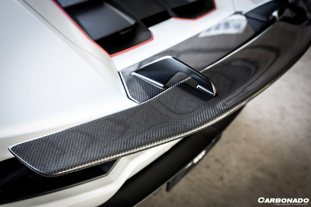 2015-2020 Lamborghini Huracan LP610 LP580 VRS-II Style Carbon Fiber Trunk Spoiler - Carbonado Aero