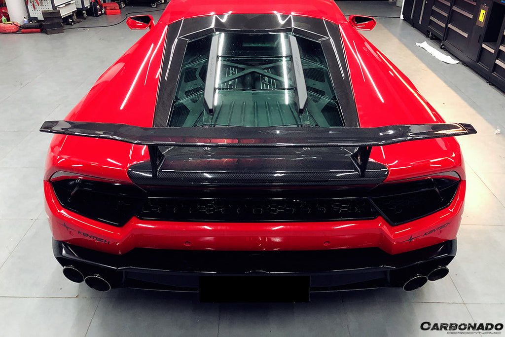 2015-2020 Lamborghini Huracan LP610/LP580 VRS Style Carbon Fiber Trunk Spoiler - Carbonado Aero