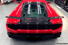Load image into Gallery viewer, 2015-2025 Lamborghini Huracan LP610 &amp; LP580 &amp; Evo &amp; Tecnica VRS Style Carbon Fiber Trunk Spoiler with Base - Carbonado