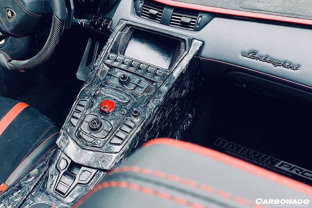 2011-2016 Lamborghini Aventador LP700 OEM Style Carbon Fiber Center Console - Carbonado Aero