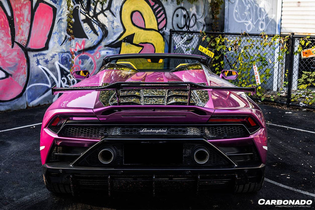2019-2023 Lamborghini Huracan EVO OD Style Carbon Fiber Rear Diffuser - Carbonado Aero