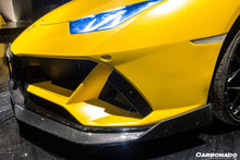 Load image into Gallery viewer, 2019-2023 Lamborghini Huracan EVO AWD OD Style Carbon Fiber Front Lip - Carbonado Aero