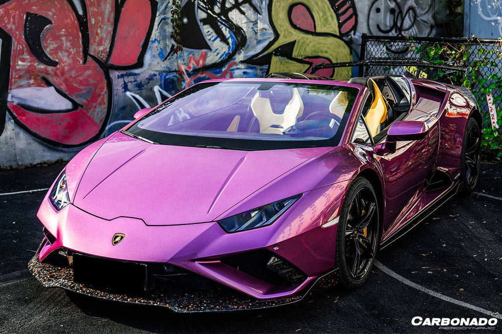 2019-2023 Lamborghini Huracan EVO OD Style DryCarbon Fiber Side Skirts - Carbonado Aero