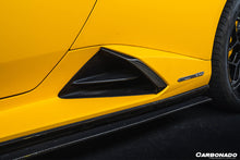 Load image into Gallery viewer, 2019-2023 Lamborghini Huracan EVO OD Style DryCarbon Fiber Side Skirts - Carbonado Aero