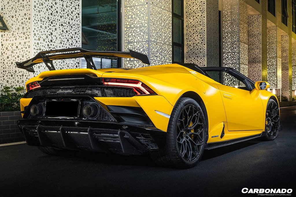 2019-2023 Lamborghini Huracan EVO OD Style DryCarbon Fiber Side Skirts - Carbonado Aero