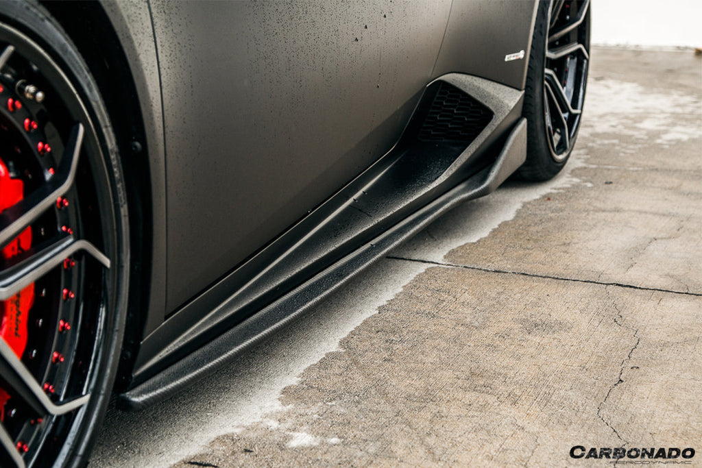 2015-2020 Lamborghini Huracan LP610/LP580 AYP Style Carbon Fiber Side Skirts - Carbonado Aero