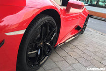 Load image into Gallery viewer, 2015-2020 Lamborghini Huracan LP610 RZS Style Carbon Fiber Side Skirts Vent Canards - Carbonado Aero